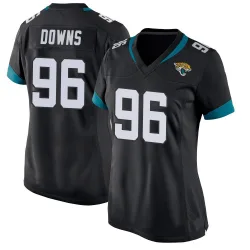 Women's Ethan Downs Jacksonville Jaguars No.96 Game Jersey - Black