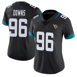 Women's Ethan Downs Jacksonville Jaguars No.96 Limited Vapor Untouchable Jersey - Black