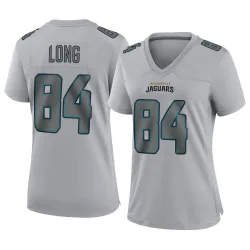 Women's Hunter Long Jacksonville Jaguars No.84 Game Atmosphere Fashion Jersey - Gray