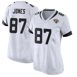 Women's J.J. Jones Jacksonville Jaguars No.87 Game Jersey - White
