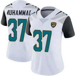 Women's Jabbar Muhammad Jacksonville Jaguars No.37 Limited Vapor Untouchable Jersey - White