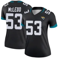 Women's Jalen McLeod Jacksonville Jaguars No.53 Legend Jersey - Black