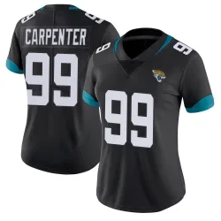 Women's James Carpenter Jacksonville Jaguars No.99 Limited Vapor Untouchable Jersey - Black