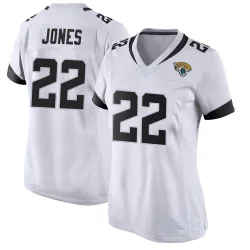 Women's Jarrian Jones Jacksonville Jaguars No.22 Game Jersey - White