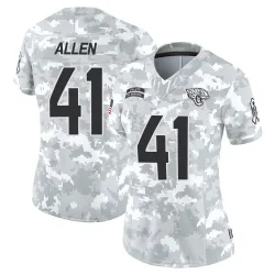 Women's Josh Hines-Allen Jacksonville Jaguars No.41 Limited 2024 Salute to Service Jersey - Arctic Camo