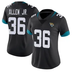 Women's LeQuint Allen Jr. Jacksonville Jaguars No.36 Limited Vapor Untouchable Jersey - Black
