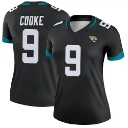 Women's Logan Cooke Jacksonville Jaguars No.9 Legend Jersey - Black