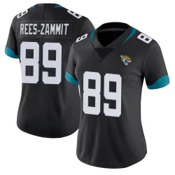 Women's Louis Rees-Zammit Jacksonville Jaguars No.89 Limited Vapor Untouchable Jersey - Black
