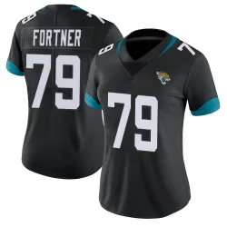 Women's Luke Fortner Jacksonville Jaguars No.79 Limited Vapor Untouchable Jersey - Black
