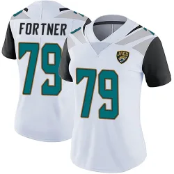 Women's Luke Fortner Jacksonville Jaguars No.79 Limited Vapor Untouchable Jersey - White
