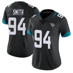 Women's Maason Smith Jacksonville Jaguars No.94 Limited Vapor Untouchable Jersey - Black