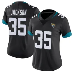 Women's Matthew Jackson Jacksonville Jaguars No.35 Limited Vapor Untouchable Jersey - Black