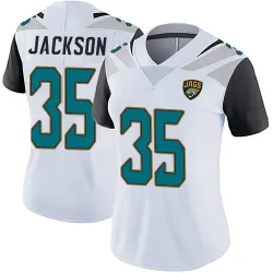 Women's Matthew Jackson Jacksonville Jaguars No.35 Limited Vapor Untouchable Jersey - White