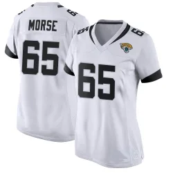 Women's Mitch Morse Jacksonville Jaguars No.65 Game Jersey - White