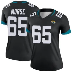 Women's Mitch Morse Jacksonville Jaguars No.65 Legend Jersey - Black
