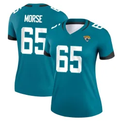 Women's Mitch Morse Jacksonville Jaguars No.65 Legend Jersey - Teal