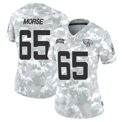 Women's Mitch Morse Jacksonville Jaguars No.65 Limited 2024 Salute to Service Jersey - Arctic Camo