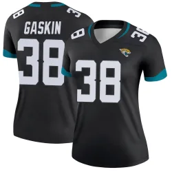 Women's Myles Gaskin Jacksonville Jaguars No.38 Legend Jersey - Black
