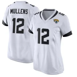 Women's Nick Mullens Jacksonville Jaguars No.12 Game Jersey - White