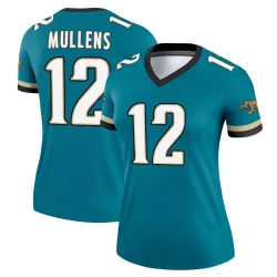 Women's Nick Mullens Jacksonville Jaguars No.12 Legend Prowler Throwback Jersey - Teal