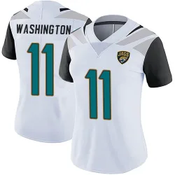 Women's Parker Washington Jacksonville Jaguars No.11 Limited Vapor Untouchable Jersey - White