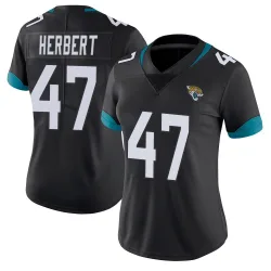 Women's Patrick Herbert Jacksonville Jaguars No.47 Limited Vapor Untouchable Jersey - Black