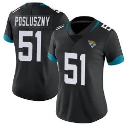 Women's Paul Posluszny Jacksonville Jaguars No.51 Limited Vapor Untouchable Jersey - Black
