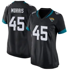 Women's Quintin Morris Jacksonville Jaguars No.45 Game Jersey - Black