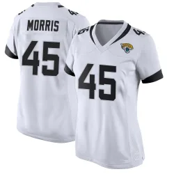 Women's Quintin Morris Jacksonville Jaguars No.45 Game Jersey - White