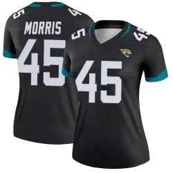 Women's Quintin Morris Jacksonville Jaguars No.45 Legend Jersey - Black