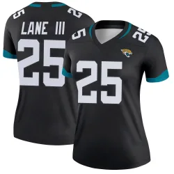 Women's Rayuan Lane III Jacksonville Jaguars No.25 Legend Jersey - Black
