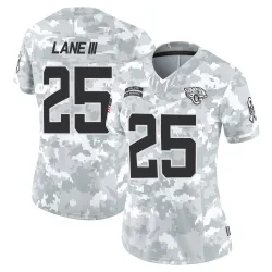 Women's Rayuan Lane III Jacksonville Jaguars No.25 Limited 2024 Salute to Service Jersey - Arctic Camo