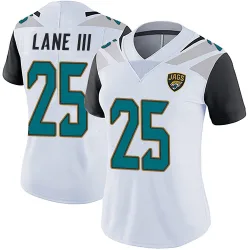 Women's Rayuan Lane III Jacksonville Jaguars No.25 Limited Vapor Untouchable Jersey - White