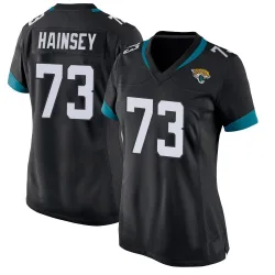 Women's Robert Hainsey Jacksonville Jaguars No.73 Game Jersey - Black