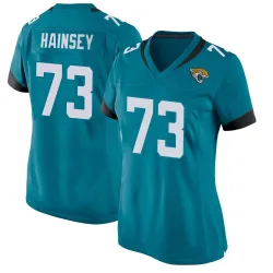 Women's Robert Hainsey Jacksonville Jaguars No.73 Game Jersey - Teal