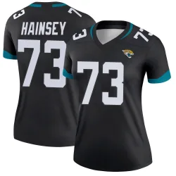 Women's Robert Hainsey Jacksonville Jaguars No.73 Legend Jersey - Black