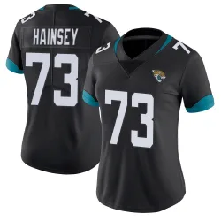 Women's Robert Hainsey Jacksonville Jaguars No.73 Limited Vapor Untouchable Jersey - Black