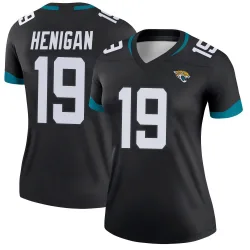 Women's Seth Henigan Jacksonville Jaguars No.19 Legend Jersey - Black