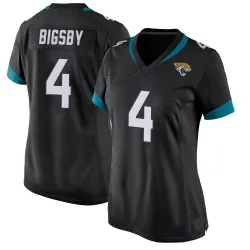 Women's Tank Bigsby Jacksonville Jaguars No.4 Game Jersey - Black
