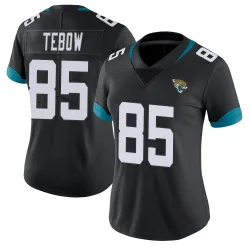Women's Tim Tebow Jacksonville Jaguars No.85 Limited Vapor Untouchable Jersey - Black