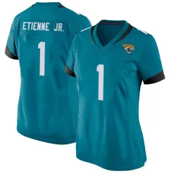 Women's Travis Etienne Jr. Jacksonville Jaguars No.1 Game Jersey - Teal