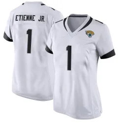 Women's Travis Etienne Jr. Jacksonville Jaguars No.1 Game Jersey - White