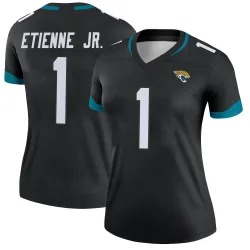 Women's Travis Etienne Jr. Jacksonville Jaguars No.1 Legend Jersey - Black