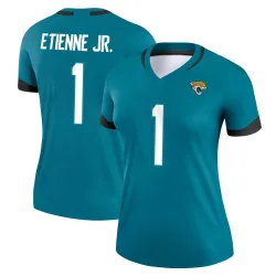 Women's Travis Etienne Jr. Jacksonville Jaguars No.1 Legend Jersey - Teal