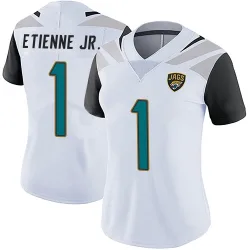Women's Travis Etienne Jr. Jacksonville Jaguars No.1 Limited Vapor Untouchable Jersey - White