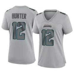 Women's Travis Hunter Jacksonville Jaguars No.12 Game Atmosphere Fashion Jersey - Gray