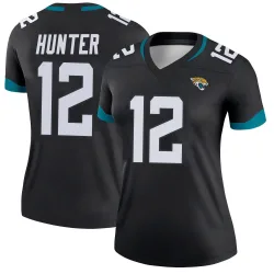 Women's Travis Hunter Jacksonville Jaguars No.12 Legend Jersey - Black