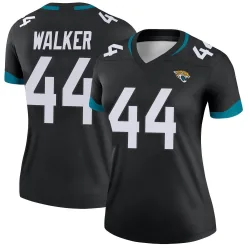Women's Travon Walker Jacksonville Jaguars No.44 Legend Jersey - Black