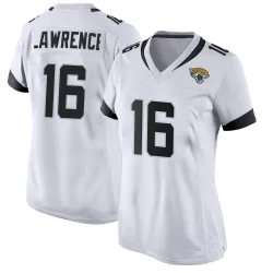 Women's Trevor Lawrence Jacksonville Jaguars No.16 Game Jersey - White