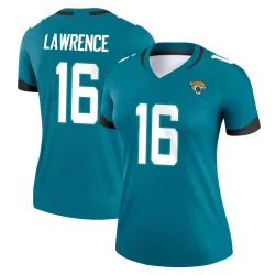 Women's Trevor Lawrence Jacksonville Jaguars No.16 Legend Jersey - Teal